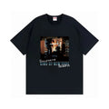 Supreme's collaboration with Christopher Walken on a black  King of New York  T-shirt