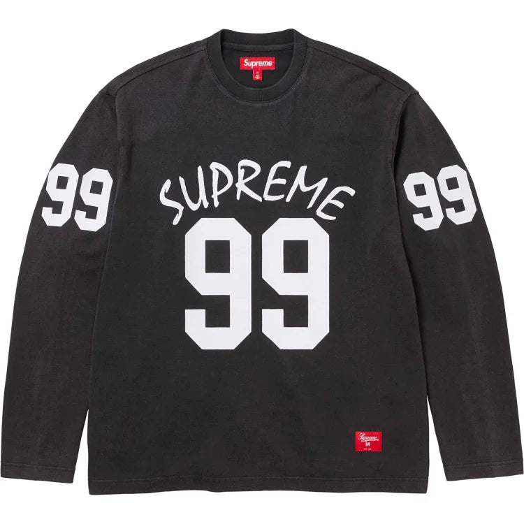 Supreme 2024 Spring/Summer Collection Black 99 Long-Sleeve Soccer Jersey