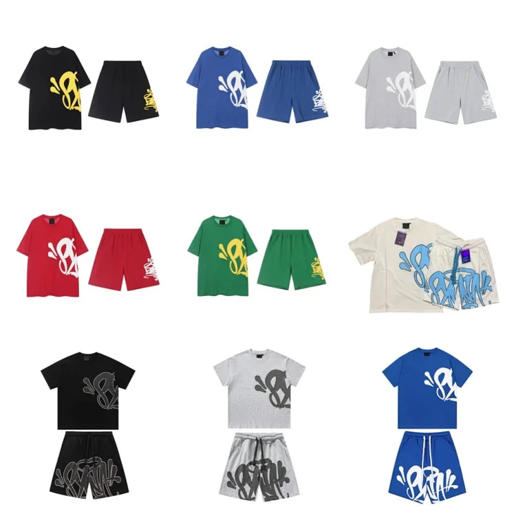 Syna World graphic t-shirt and shorts set