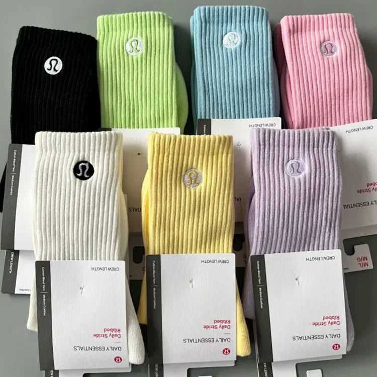 Lululemon Daily Stride Ribbed Boat Socks