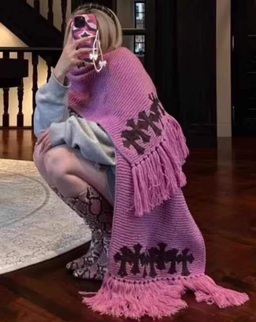 Chrome Hearts Large Shawl Scarf