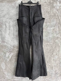 Rick Owens Wax Flared Jeans
