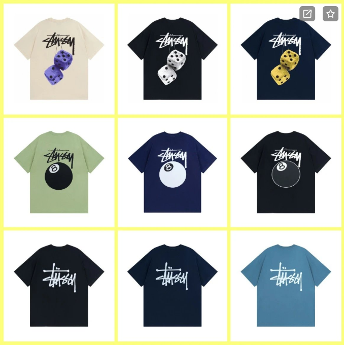 Stussy Graphic Tees (40 Styles)