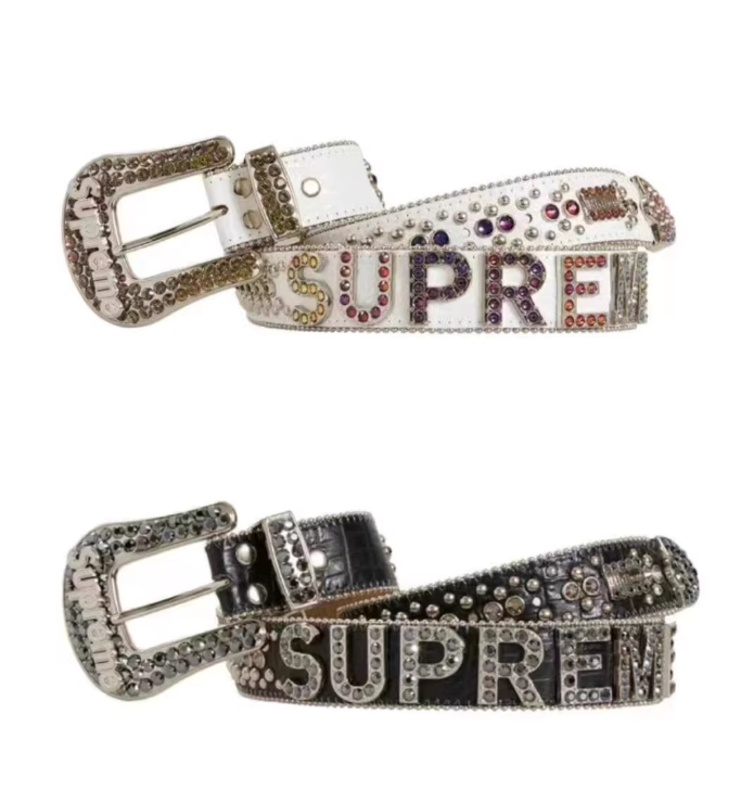 Supreme x B.B Simon Belts