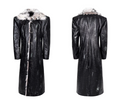 StartExceedEnd Hand-Painted Leather Trench Coat