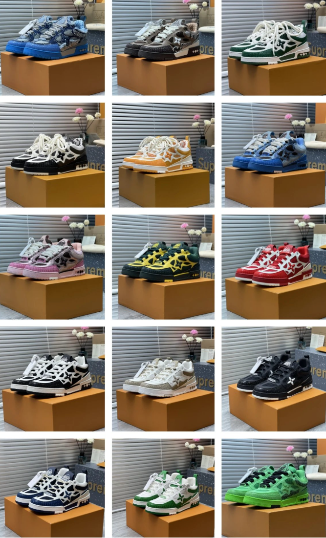 Louis Vuitton Skates (Best Batch) (25 Styles)