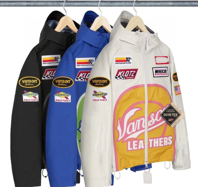 Supreme x Vanson Leathers Racing Windbreaker