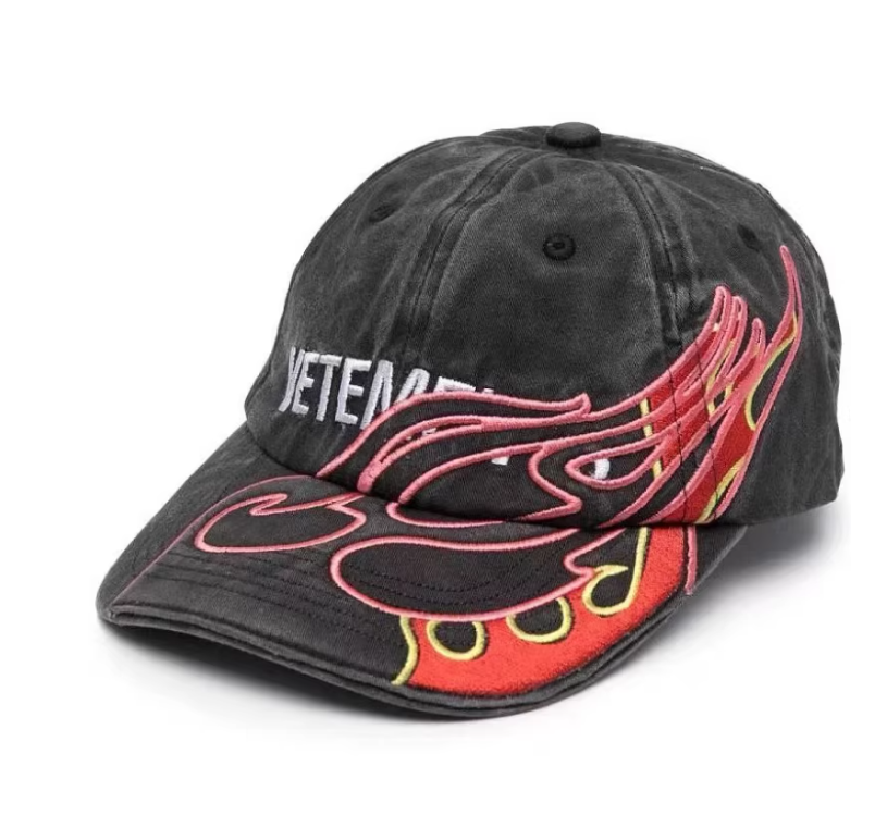 Vetements Flame Embroidery Hat