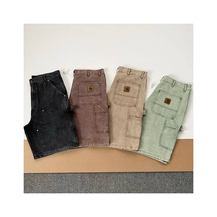 Carhartt B80 Washed Distressed Knee Shorts
