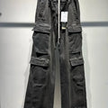Rick Owens Drkshdw Double Cargo Jumbo Bela Jeans