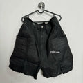 Rick Owens Drkshdw Black Waxed Stefan Cargo Shorts