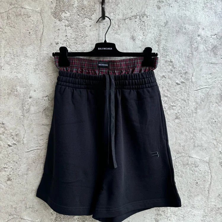 Balenciaga Double-Waisted Shorts