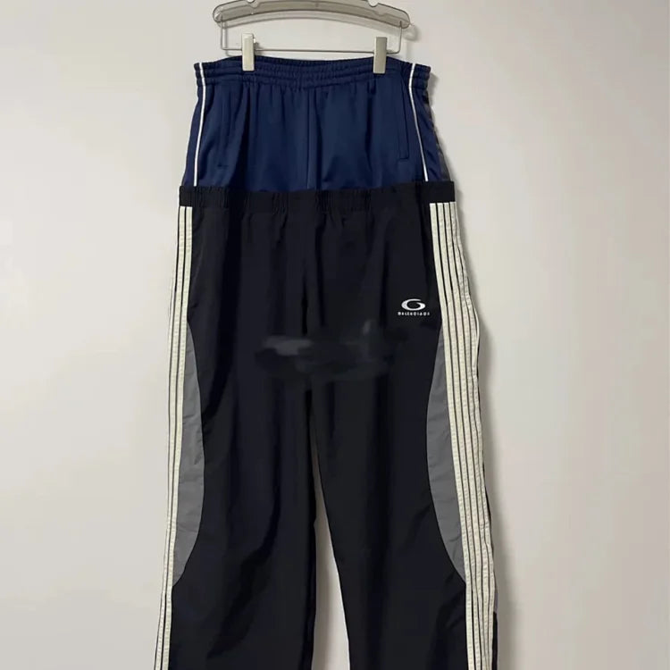 Balenciaga Color-Blocked Track Pants