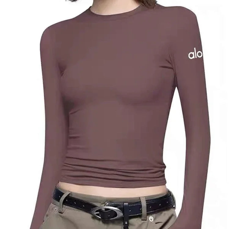 Alo Yoga long-sleeved bodysuit top