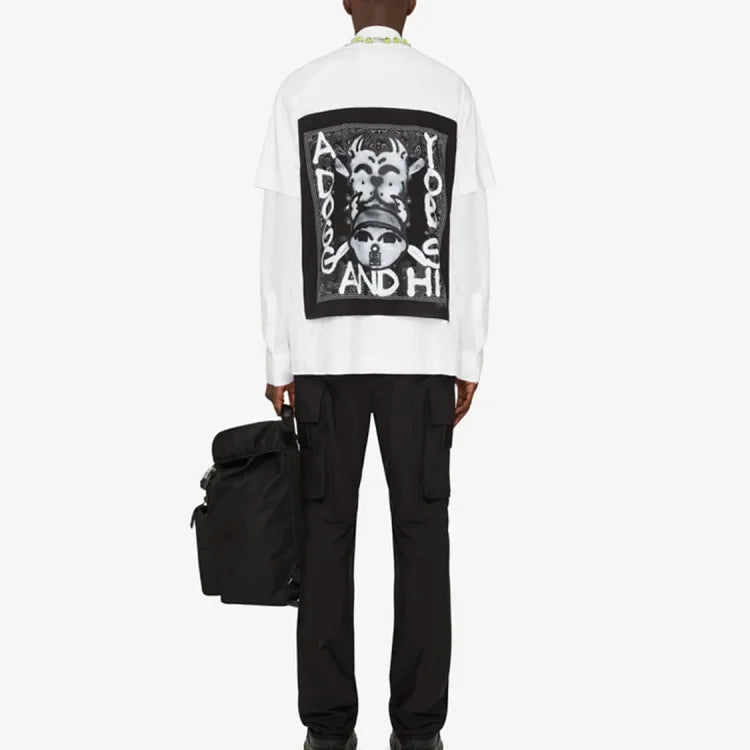 Givenchy's Spring/Summer 2022 collaboration with artist Chito: white short-sleeved T-shirt