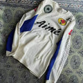 Aim¨¦ Leon Dore white Mesh Moto long-sleeved T-shirt