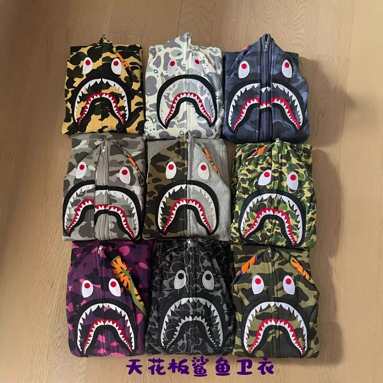 A Bathing Ape (BAPE) Shark Full-Zip Hoodie