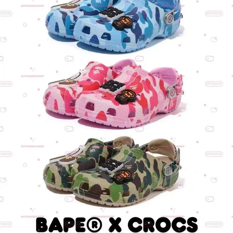 BAPE x Crocs Camo (3 Colors)