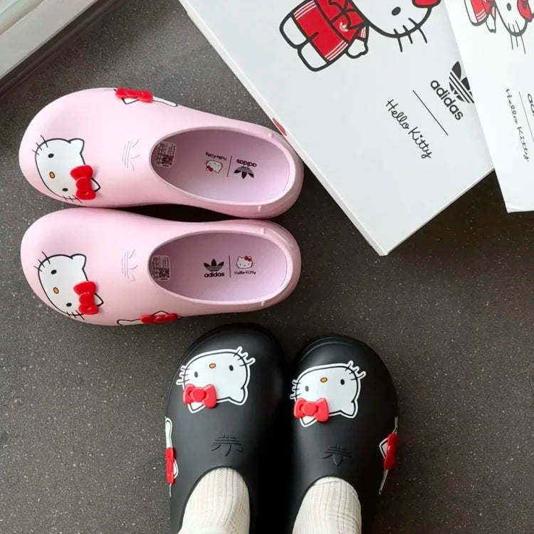 Hello Kitty x Adidas ADIFOAM Mules