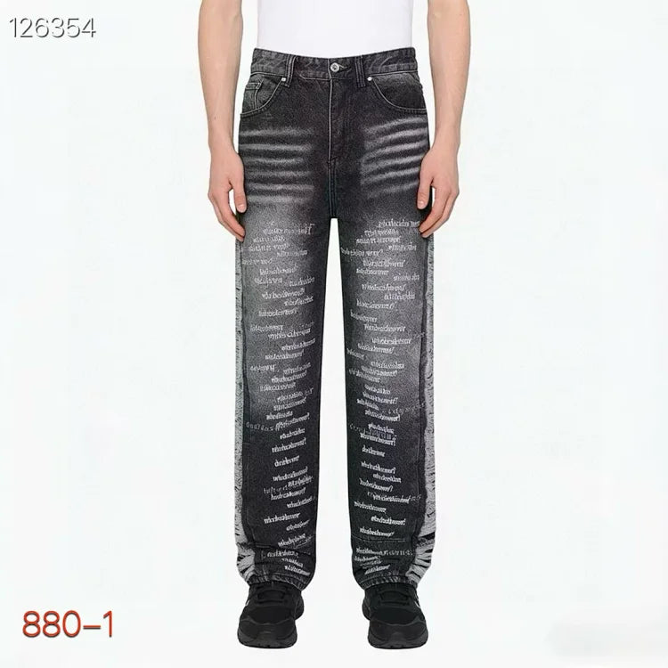 Who Decides War Ultra Flare Scripture Jeans