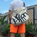 Lululemon Canvas Tote Bag