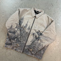 Vescartes grey canvas  Hercules  jacket