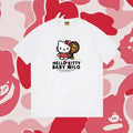 BAPE x Hello Kitty collaboration Baby Milo white T-shirt