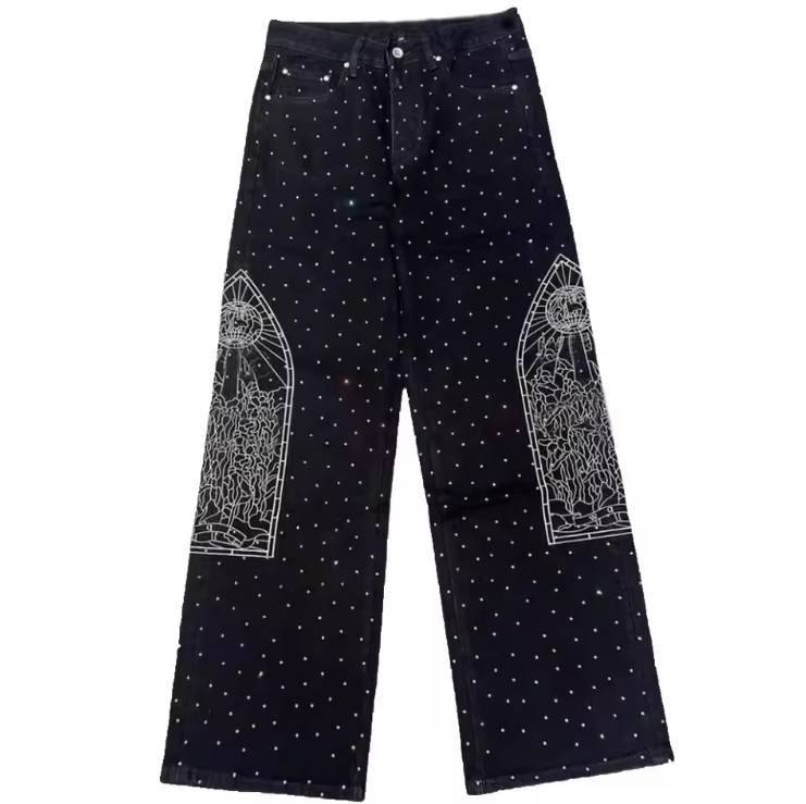 Who Decides War Rhinestone Jeans