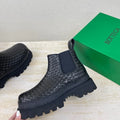 Bottega Veneta Intrecciato Woven Leather Boots