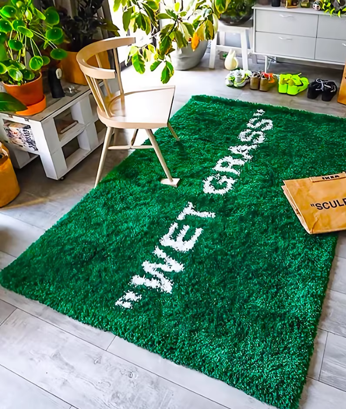 Virgil Abloh x IKEA Wet Grass Carpet