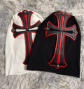 Chrome Hearts Leather Cross Mask/Beanie